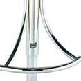thumbnail image 3 of Benjara Vera 19-29 Inch Counter Height Stool, Round Swivel, Adjustable, Chrome Gray, 3 of 6