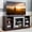 Cherry-Style1, variant on Eyisean 58" W Modern TV Stand with Large Storage Space, Entertainment Center with Faux Stacked Stone, Wood Media Console Table for TVs Up to 65", Rack for Living Room