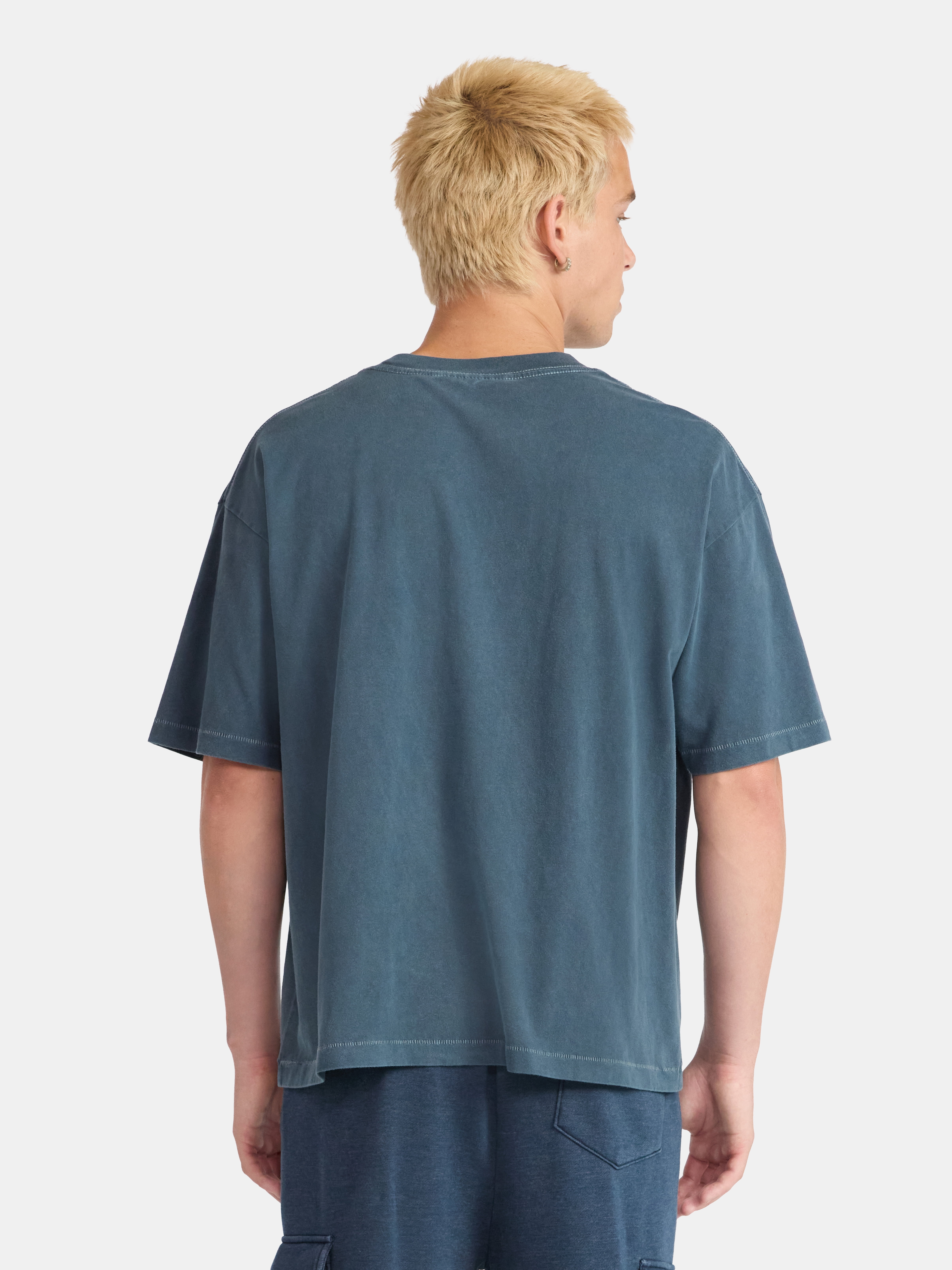 No Boundaries All Gender Cotton Oversized Tee, 2-Pack, Men's & Big Men's Sizes XS-5XL