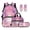 Axolotl Pink Cherry Blossom, variant on Cute Cat Backpack with Lunch Box for Kids 5-6/7-8 Elementary School Bag for Girls 1st Grade with Lunch Bag 5 PCS Pink Cherry Blossom Bookbag and Lunch Tote Bag and Pencil Box Set Bookmarks