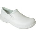thumbnail image 2 of Genuine Grip 475-7.5W Womens Slip-Resistant Slip-On Work Shoes, White Leather - Size 7.5 Wide, 2 of 2