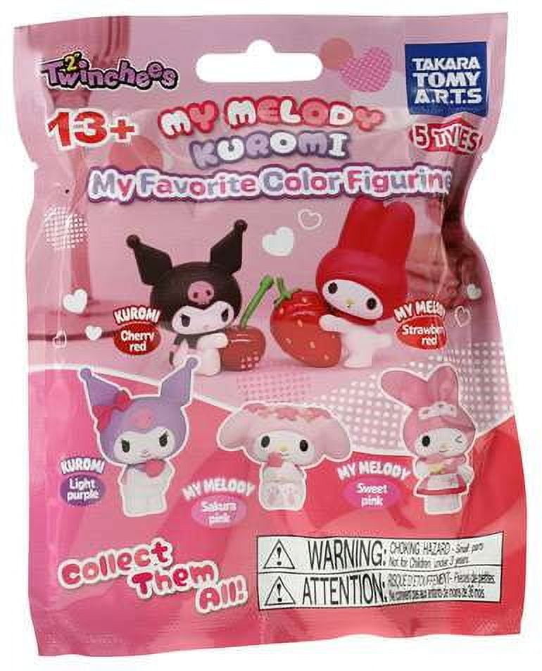 Sanrio Twinchees My Melody, Kuromi, My Favorite Color Figurine