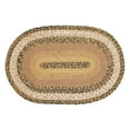 thumbnail image 6 of VHC Brands Kettle Grove, Dining Table Placemat, Braided Jute, Oval, Tan & Black, 12x18, 6 of 8