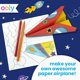 thumbnail image 2 of Libro de avión de papel, oleo, bricolaje, con 24 aviones y pegatinas, 2 of 6