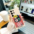 thumbnail image 3 of Protección de moda: Funda de teléfono plateada de doble capa esmerilada con ilustración de moda para iPhone 15 Pro Max 14 13 12 Pro 11, 3 of 4