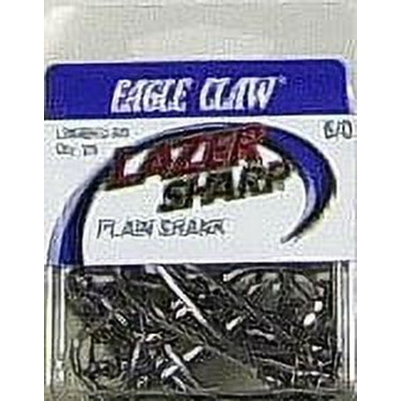 Lazer Sharp L181BKUH-5/0 Baitholder Down Eye Offset Hook, Black, Size 5/0