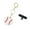 Baseball, variant on Practical Key Chain PU and Alloy for Access Card Holder Waterproof