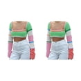 thumbnail image 2 of Minnieouse All Trend Match Tela transpirable Patrón de rayas Elasticidad Pantalones cortos de algodón de punto Patrón de rayas clásico Type2 NO2, 2 of 6