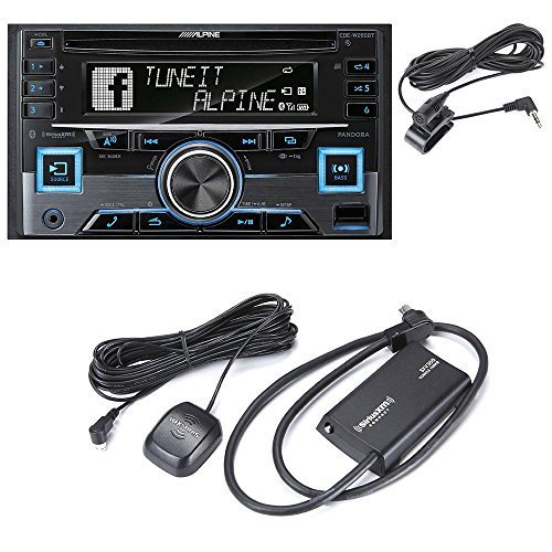Alpine CDEW265BT (CDEW265BT )CD receiver + SiriusXM SXV300 Connect