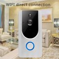 thumbnail image 2 of Timbre de puerta inteligente visual inalámbrico Alarma WiFi Teléfono móvil Remoto 720P HD Cámara de seguridad Timbre de puerta de conversación bidireccional kenally HA2311-02B, 2 of 7