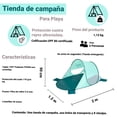 thumbnail image 2 of Tienda Casa De Campaña Bestway Domo 2 Personas Proteccion Uv, 2 of 4