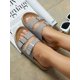 thumbnail image 4 of Vegan Leather Double Buckle flat Sandals, 4 of 4