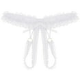 thumbnail image 2 of Crotchless Panties for Women Lace Underpants Open Crotch Panties Low Waist Briefs Underwear, 2 of 2