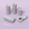 thumbnail image 4 of 5pcs Cosmetics Split Bottle Multiple Colors Portable Soft Touch Cream Travel Dispenser Bottles Set for Lotion Cleanser Shampoo (white), 4 of 7