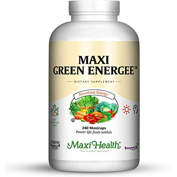 Maxi Health Kosher Maxi Green Energee (Energy Formula) 240 Vegetable