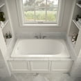 thumbnail image 3 of Streamline N-4220-730-WH 60 in. x 32 in. Acrylic Soaking Drop-In Bathtub in Glossy White, With External Drain in Glossy White, 3 of 12