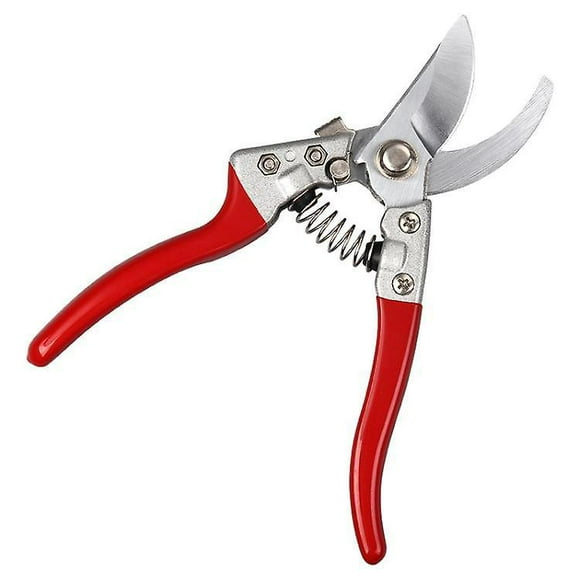 Lishi Professional Heavy Duty Garden Shears, Bypass Pruning Shears for Trees and Plants, Hedge Clippers (Red)