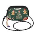 thumbnail image 2 of FORMRS Mini Crossbody Bag for Women Adjustable Rope Shoulder Casual Phone Purse, Yellow Christmas Gingerbread, 2 of 7