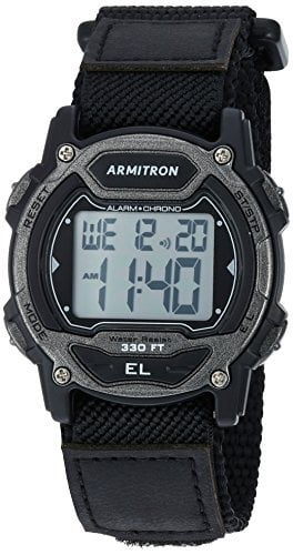 Armitron Sport Unisex Digital Chronograph Interchangeable Silicone Strap Watch 45/7123 