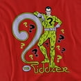 thumbnail image 2 of DC The Riddler Women's T Shirt, Red, X-Large, 2 of 6