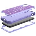 thumbnail image 2 of Allytech iPhone 11 (6.1") Case, Slim Fit Heavy Duty Shockproof Protection Hard Plastic Silicone Bumper Shock Absorbent Wireless Charing Support TPU Back Cover Case for Apple iPhone 11, Lightpurple, 2 of 5