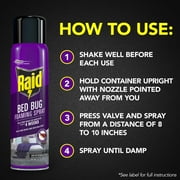 Raid Bed Bug Foaming Spray, Treatment to Kill Pyrethroid-resistant Bed Bugs, 16.5 oz