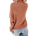 thumbnail image 3 of Autumn Winter Warm Turtleneck Knit Pullovers, 3 of 4