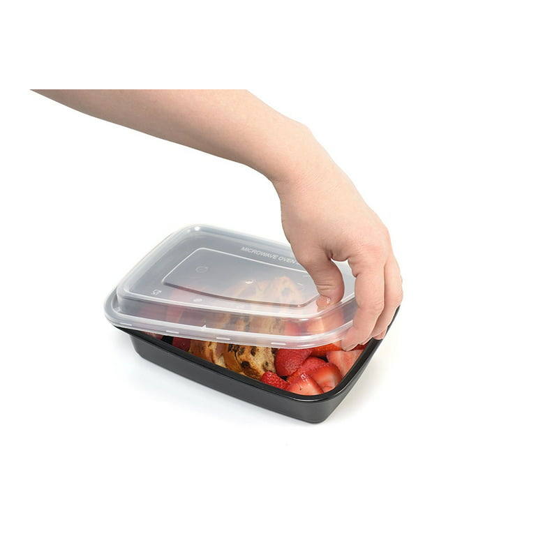  PARTYHIPPO Meal Prep Containers Single Lids, 24 OZ [10