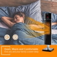 thumbnail image 3 of Costway 1500W Portable Oscillating Ceramic Tower Heater w/ Timer Remote Control Room Use, 3 of 10