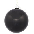 thumbnail image 1 of Vickerman 8" Black Shiny Ball Christmas Ornament, 1 of 3