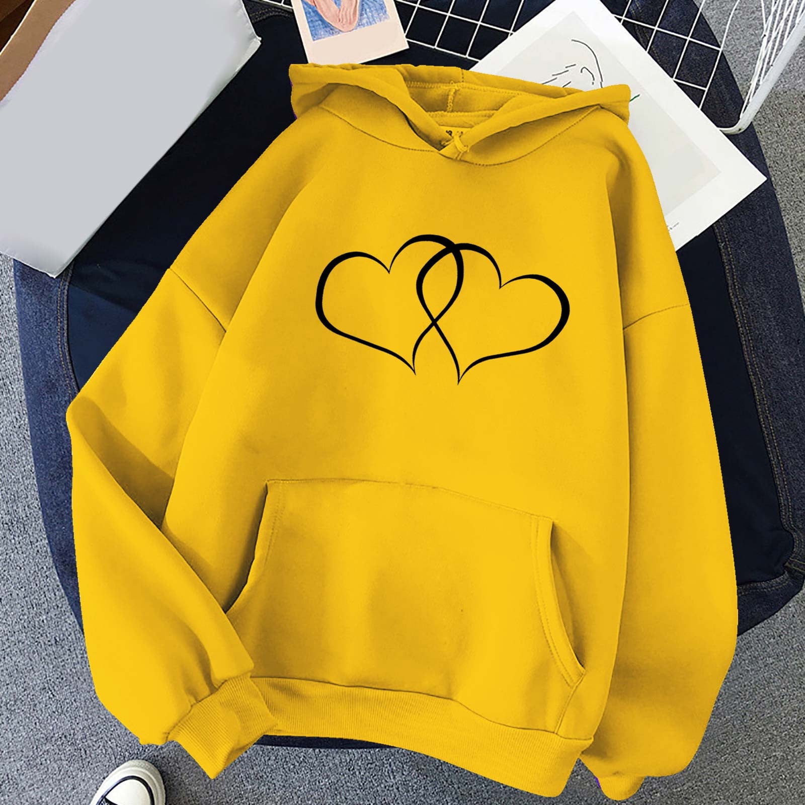 50‘s Half sleeve Sweatshirt Yellow 無地 mens-2024-us-open-nike-yellow-