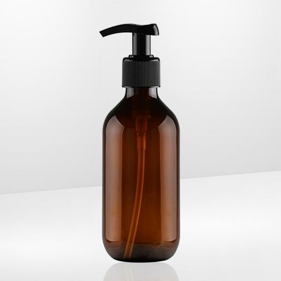 ULTNICE Shampoo Container Bottle Shower Bottle Plastic Brown 1Pack Baby