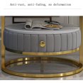 thumbnail image 3 of Nightstand Marble Bedside Table Rock Slab Round Small Apartment Bedroom Storage Cabinet Nightstand Side Table Bedside Table, 3 of 7