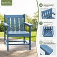 thumbnail image 5 of SERWALL 6 Piece Patio Furniture Set,HDPE Outdoor Furniture Bistro Set with Coffee Table for the Patio,Navy, 5 of 9