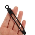 thumbnail image 3 of ROSENICE 10 Pcs Data Cable Strap Wire Ties Cable Ties Cable Organiser Cord Cable Manager Silica Gel Black 10.50X1.20X0.50CM, 3 of 8
