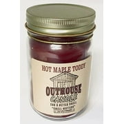 Outhouse / Mooneshine Candles - Hot maple Toddy Fragrance -12 Ounce Jar - Smell Matters