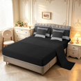 thumbnail image 3 of Manfei Modern Checkered 7-Piece Twin Bedding,Minimalist Polka Dot Bedding Comforter Set,Black White,Black Reversible, 3 of 7