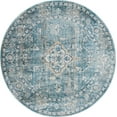 thumbnail image 2 of Rugs.com Newport Collection Rug – 7' Round Blue Medium Rug Perfect For Kitchens, Dining Rooms, 2 of 9
