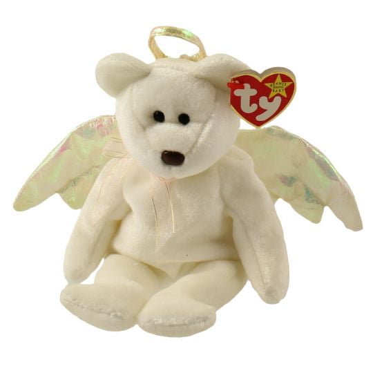 Ty Beanie Boos ~ HALO the Angel Bear 6 Inch NEW with MINT TAGS 