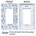 thumbnail image 3 of Yayeee Rocker Switch Wall Plate 1-Gang 4.6"x2.9" Home Decorative Outlet Cover, Blue Animals Pattern, 3 of 6