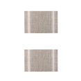 thumbnail image 1 of Naiovety Tapete de de PVC estilo almohadilla de comedor manteles individuales posavasos accesorios para el hogar Blanco 2Conjunto, 1 of 6