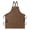 Brown, variant on KSMOVIN Full-Coverage Kitchen Bib Apron with Easy-Tie Straps for Cooking and Grilling
