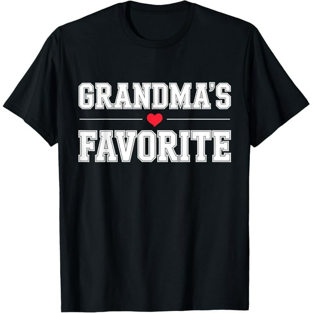 Grandmas Favorite estampada para hombre Camiseta | Camiseta casual de algodón