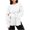 White, variant on Tshirts Shirts for Women Solid Color Round Neck Drop Shoulder Side Slit Loose Casual Sweatshirt Long Sleeve Shirts Fall Clothes Casual Tshirts Basic Tee