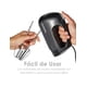thumbnail image 4 of Batidora Manual Proctor Silex 62507 5 Velocidades 125W Negro, 4 of 5