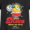 thumbnail image 3 of Despicable Me Minions - Disco Made Me Do It - Toddler & Youth Girls Short Sleeve Graphic T-Shirt, 3 of 5