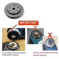 thumbnail image 2 of Adapter för kraftfullt oscillerande verktyg, konvertera för Starlock-oscillerande verktygsblad till OIS Universal Tool Blade Adapter, 2 of 5