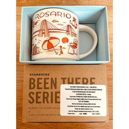 Starbucks 2018 Been There Series Rosario Argentina 14 ounce collector coffee mug NEW