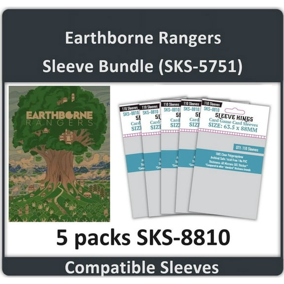 "Earthborne Rangers Compatible" Card Sleeve Bundle (8810 x 5)