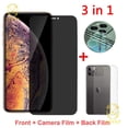 thumbnail image 2 of COVET 【3 en 1】 Privacidad Anti-espionaje Cubierta completa Película protectora de pantalla de vidrio templado para iPhone 13 12 11 Pro Max XR X XS Max 6 6s 8 7 Plus SE 2020 Gao Jiahui unisex, 2 of 2